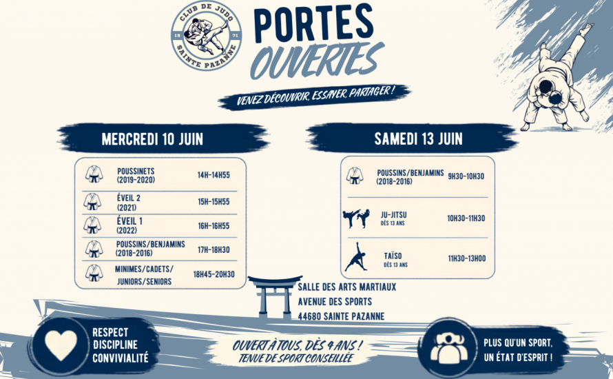 portes ouvertes 10 et 13 juin 2026