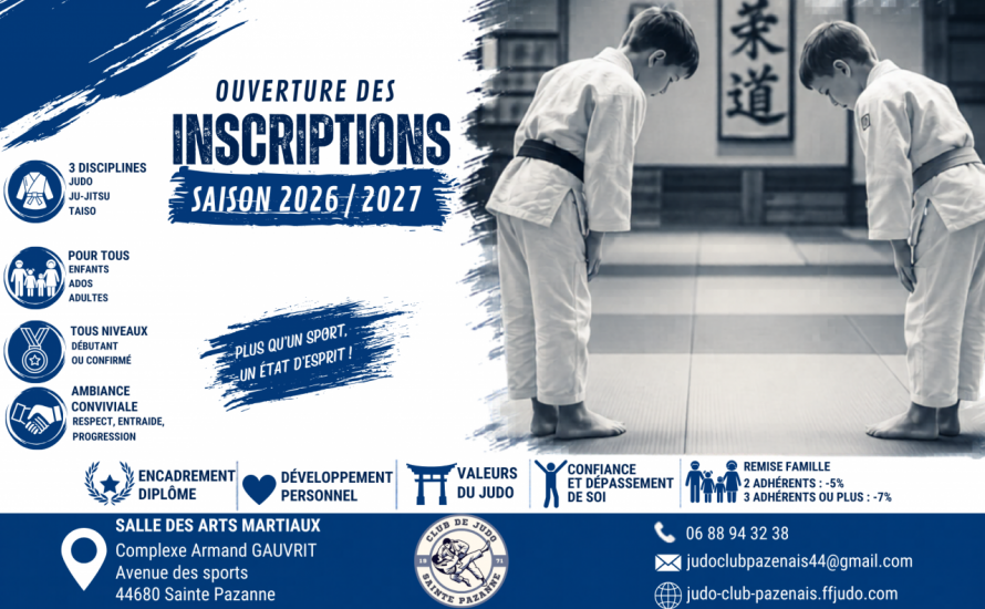 ouverture des inscriptions saison 2026-2027